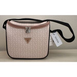 GUESS V7200069 Lt Rose/Pink Junction Travel Zip Around Lunch Box w/Carryin Strap